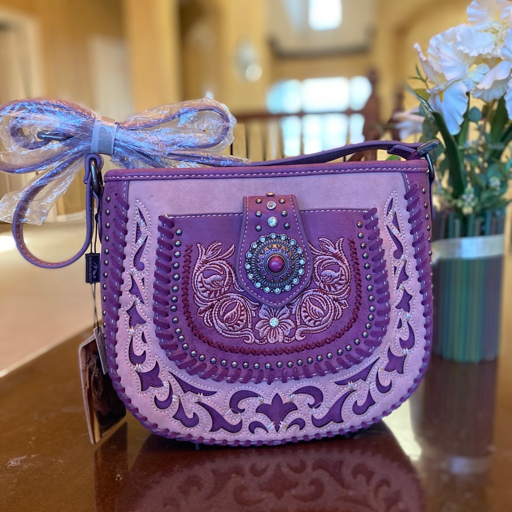Montana west concho collection crossbody bag
